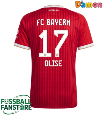 Bayern Munich Michael Olise #17 Replik Heimtrikot Damen 2026-27 Kurzarm